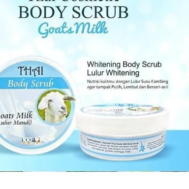 (CYBER) PROMO {250GR} K191 | BODY SCRUB THAI GOATS MILK / LULUR MANDI PEMUTIH BADAN Terlaris