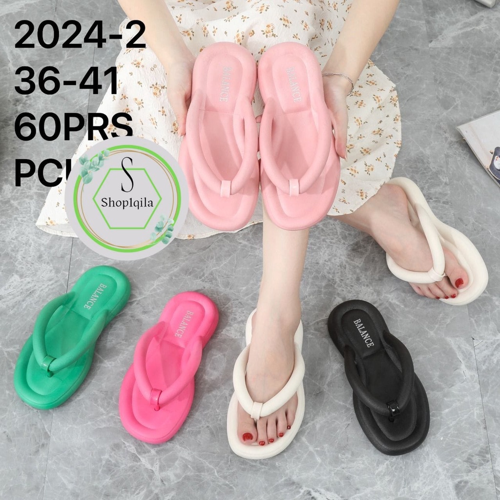 sandal jepit karet jelly balance premium import 2024 (36-41)