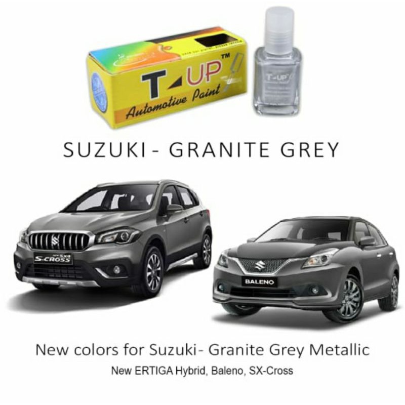 T-UP CAT OLES SUZUKI GRANITE GREY CONTOH CAT GREY SUZUKI BALENO SX-CROSS SAMPLE CAT SUZUKI ABU ABU