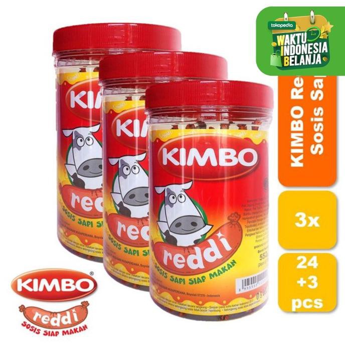 

KIMBO Reddi Sosis Sapi Toples Triple Pack STOK TERBATAS Kode 112