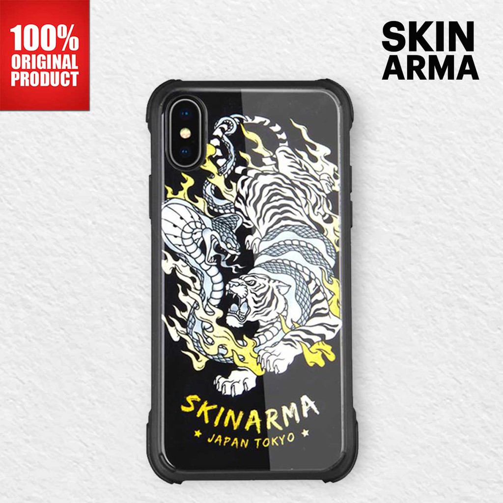 Casing iPhone XR Skinarma - Gosu Glass - Tora