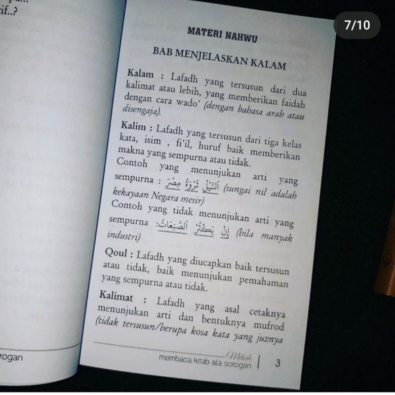 metode membaca kitab ala sorogan