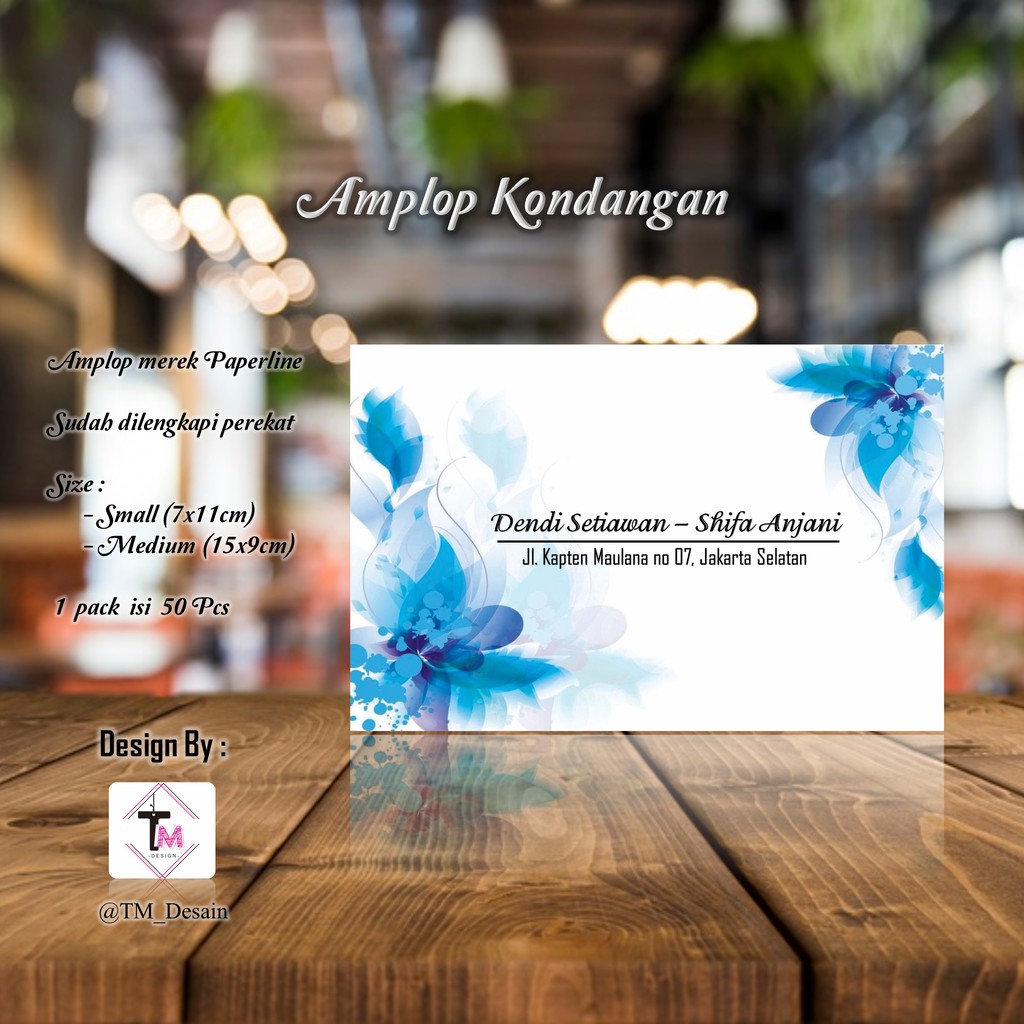 

Kode C26 - Amplop Kondangan / Amplop Desain / Amplop Nama - @TM_Desain isi 50pcs