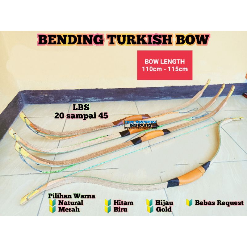 Busur Panah Murah Bending Turkish Fiberglass - EFG Import Bergaransi 3 Bulan