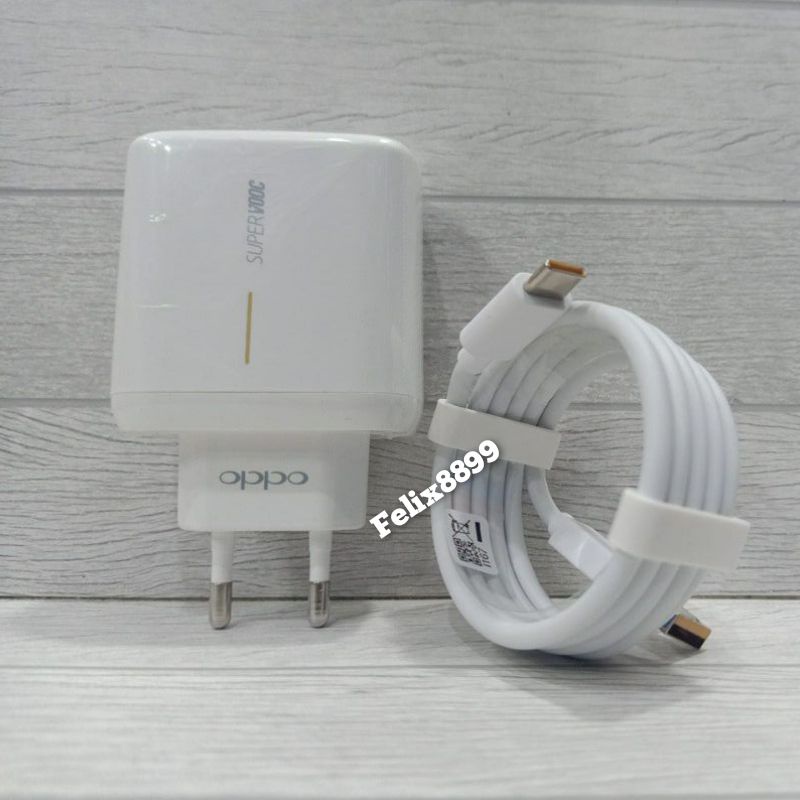 Charger Oppo 65W Super Vooc Flash Charge Oppo Reno 5 5F Reno5 Reno 4 Pro 4Pro Original 100%