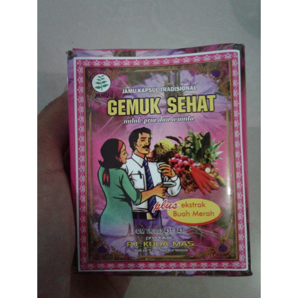 paket 20 box kapsul gemuk sehat kuda mas