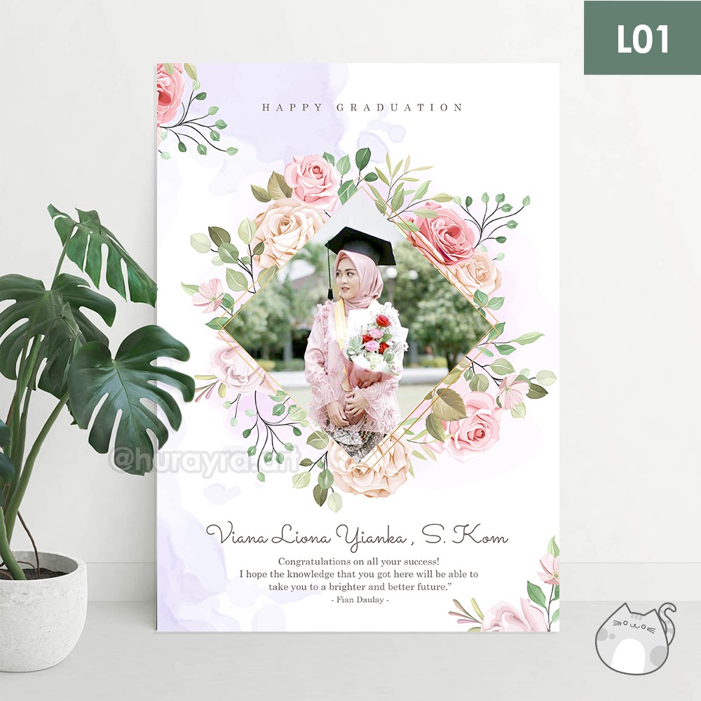 Kado Desain Cantik Murah Elegan untuk Ulang Tahun, Wisuda, Anniversary