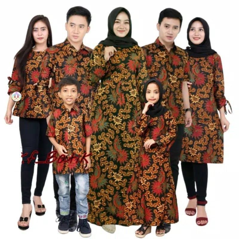 TERMURAH BISA PISAH- COUPLE KELUARGA / COUPLE BATIK KELUARGA / BATIK/COUPLE BATIK ANAK/motif SEKAR