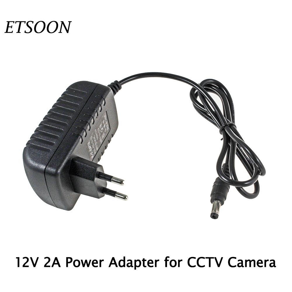 Adaptor AC To DC 12V 2A Power Supply 12 Volt Untuk Charge CCTV Router Led Arduino Dll