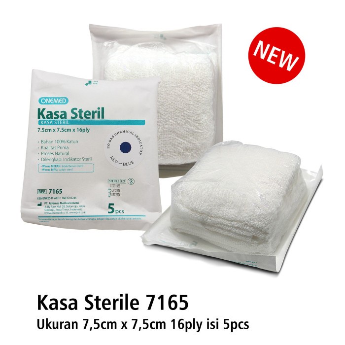 Kasa Steril OneMed 7.5x7.5cm 16 ply isi 5 OJ2