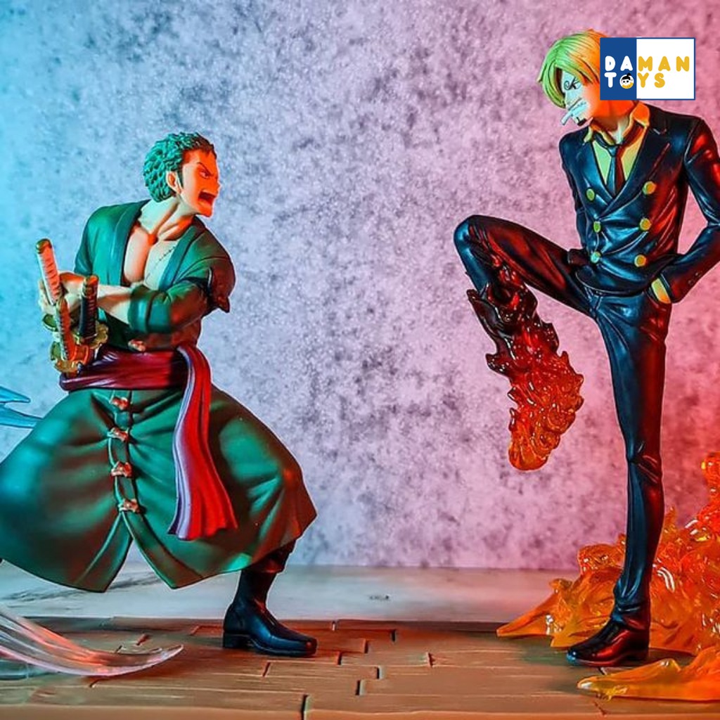 Action Figure Anime One Piece Roronoa Zoro Sanji