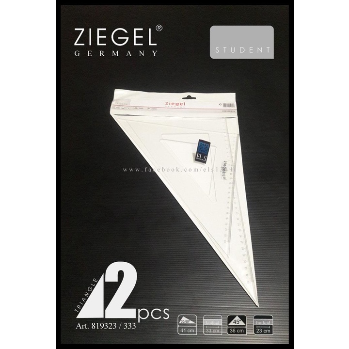 

ZIEGEL PENGGARIS SEGITIGA SET KODE 422