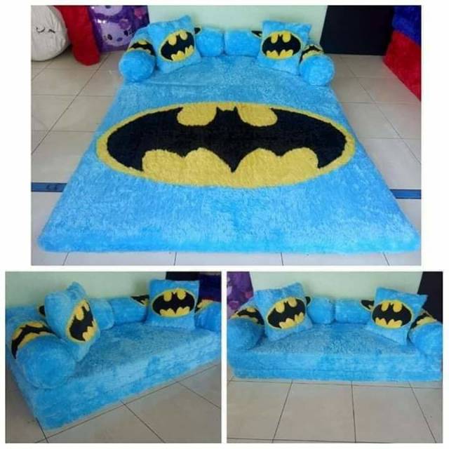 SOFABED KARAKTER BATMAN SOFABED RASFUR SOFA BED RUANG TAMU