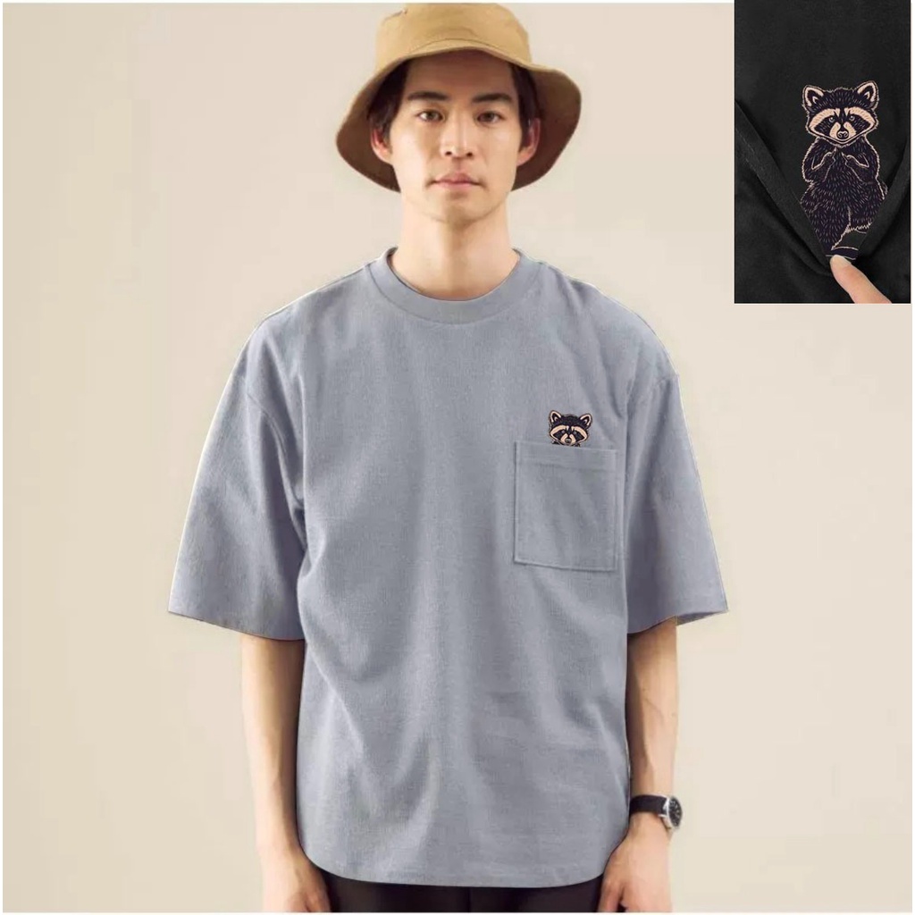 Mokokomo Kaos Ario Grey Baju Oversize Pria Kaos Oversize Pria Terbaru