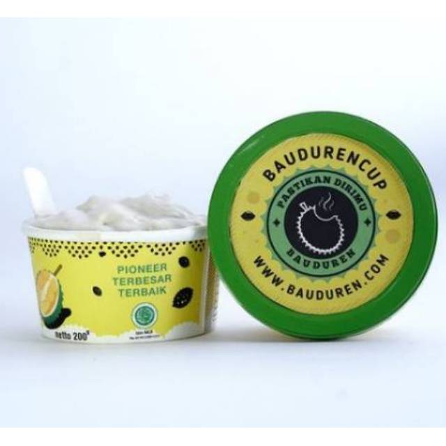 Daging DURIAN Cup BAU DUREN, enaaaakkkk [BANDUNG]