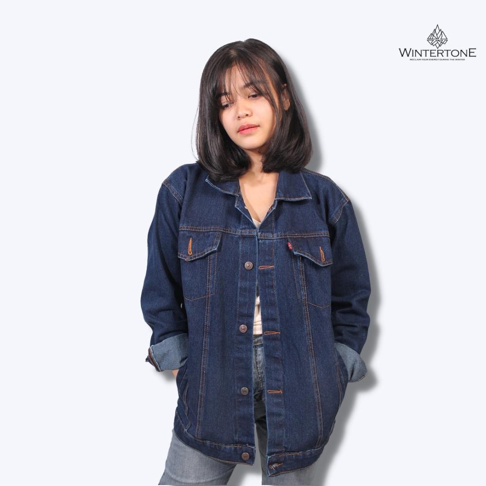 Jaket Denim Hijau Army Pria Jket Jeans Trucker Cowok Tebal Distro Premium Jacket Jins Oversize