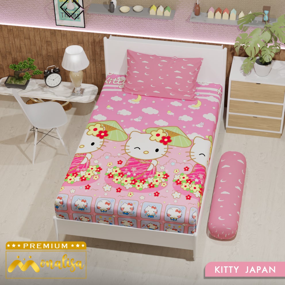 Monalisa Premium Sprei Uk 90/100/120 - Kitty Japan