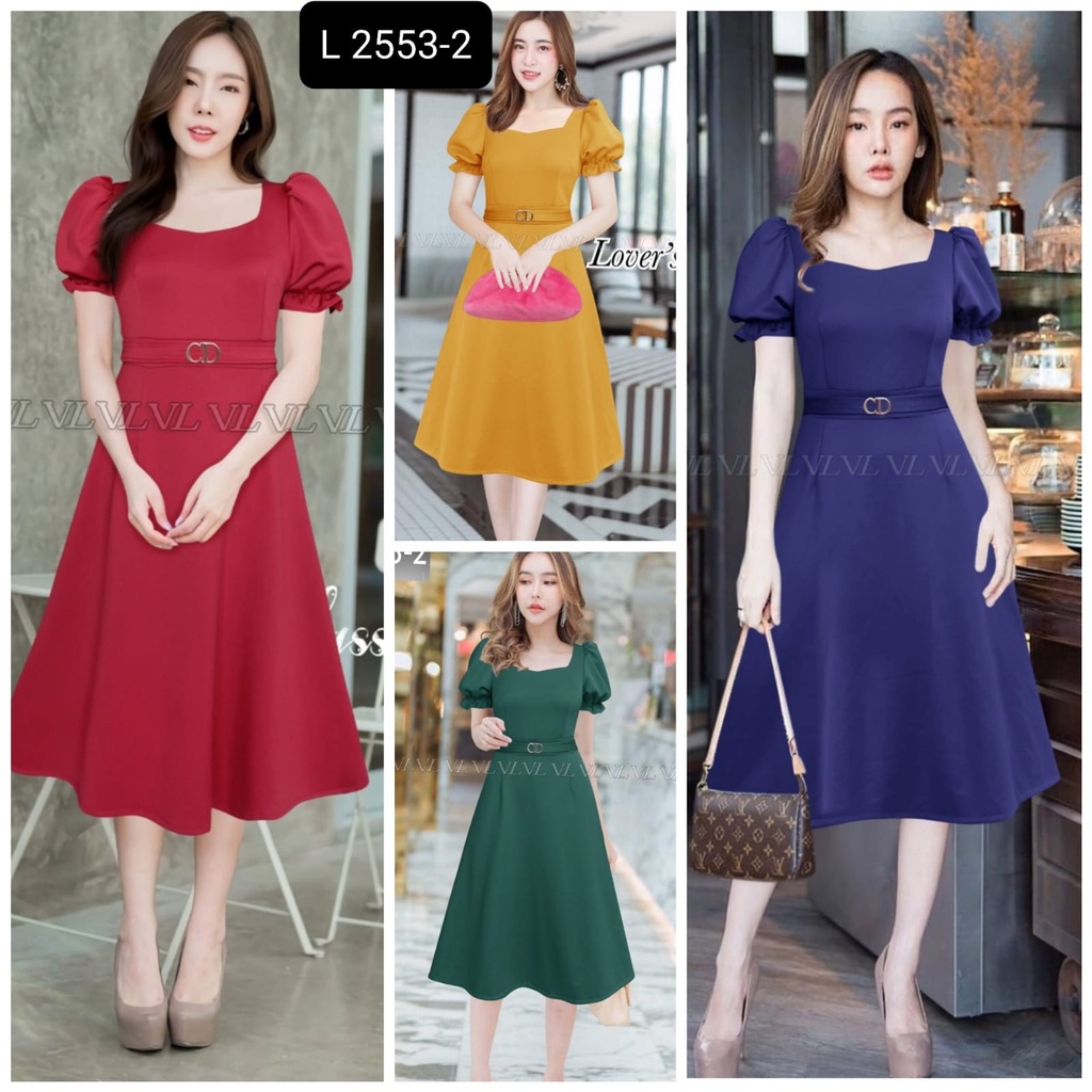 Dress dres scuba tebal katun rayon/dress modern/fashionable 991/2553/1173/Dress pesta party kondanga