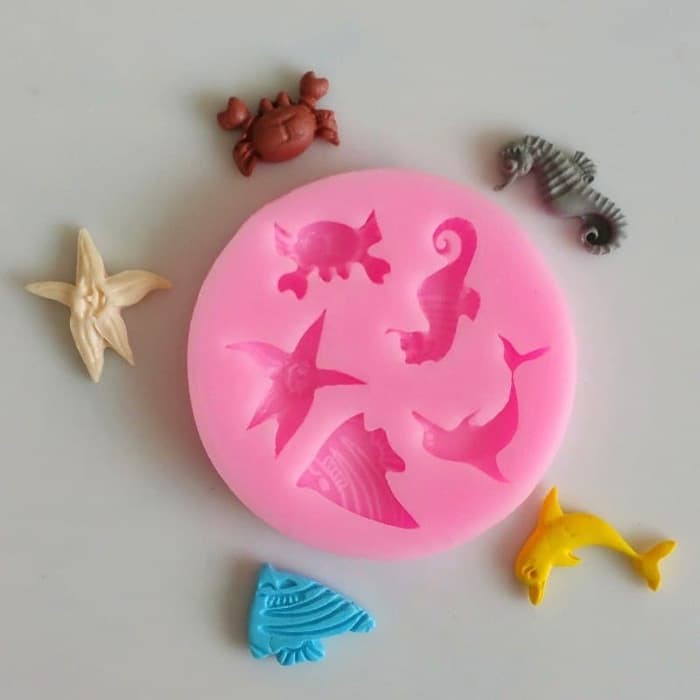 3D Silicon Mold Fondant Cake Decoration - Sea Animal