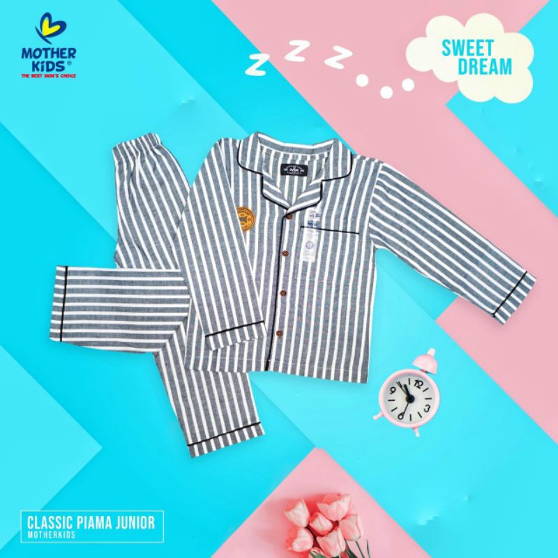 SALE RANDOM WARNA Setelan Piyama Anak Junior unisex 5-15 Tahun