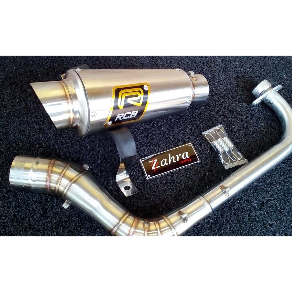 Knalpot Racing Rcb Mio sporty Z m3 fino N max BEAT lama karbu fi injeksi vario tehno 110 All Matic