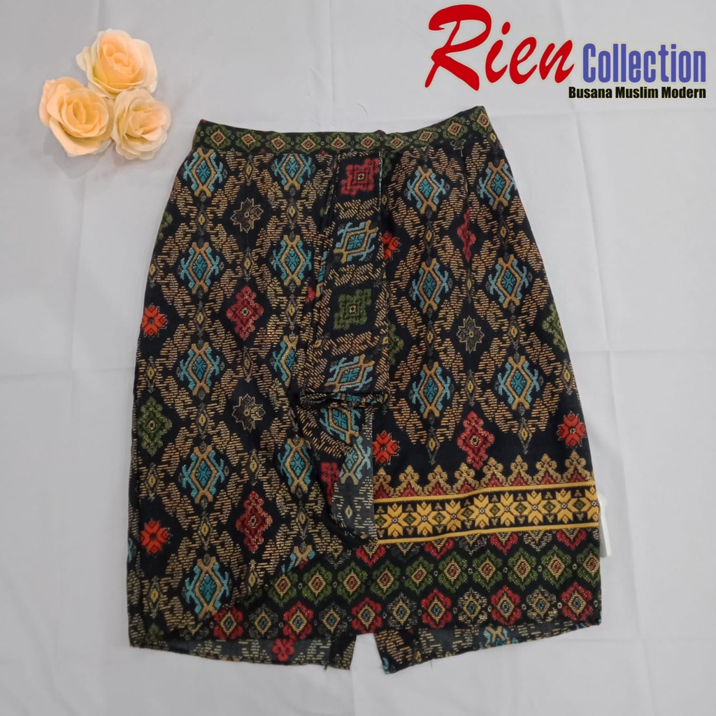 rok span batik lilit pendek
