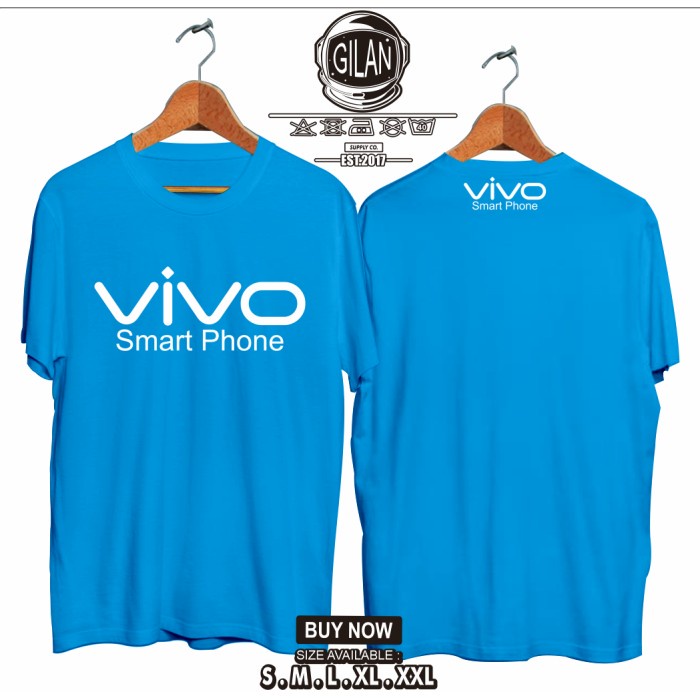 Kaos Baju Vivo Smartphone Logo Gadget - Gilan Cloth