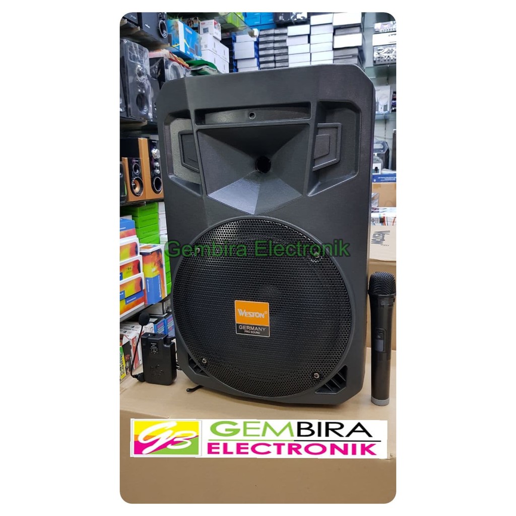 PROMO.. Speaker Portable Meeting Wireles 12 inchi WESTON WAS1201A