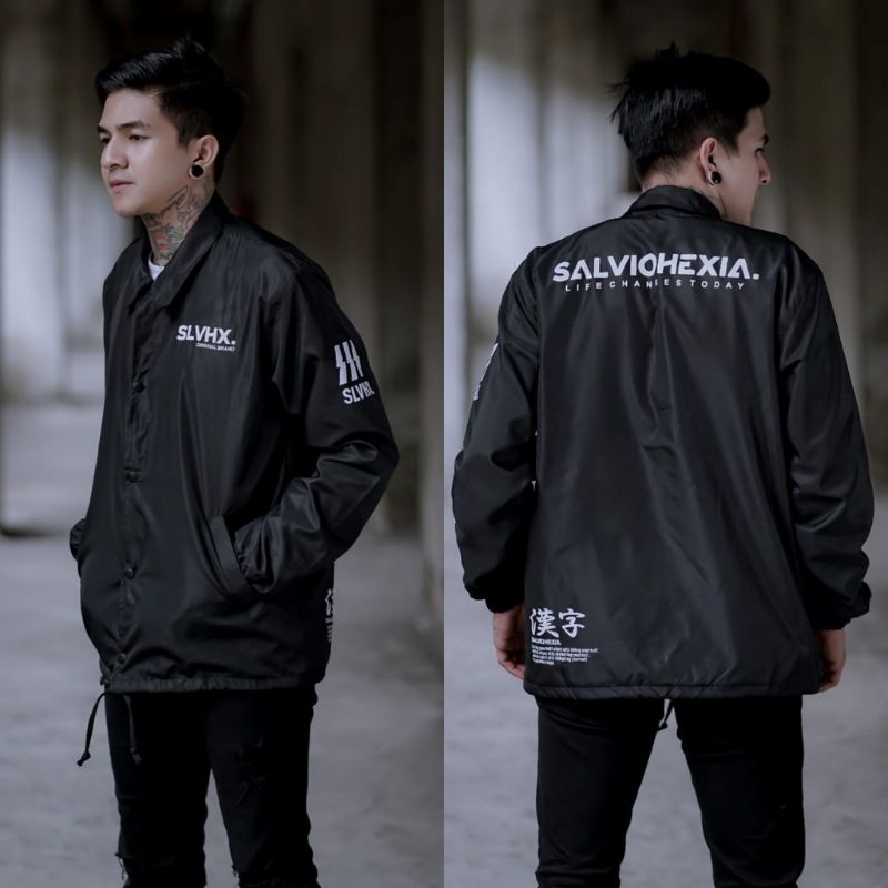 Jaket Coach Salvio Hexia l Jaket Coach Pria l Jaket Pria