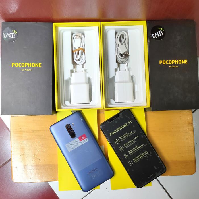 Second Xiaomi Pocophone F1 Tam Ram 6 128 Fullset Mulus Garansi Resmi Ada Bonu Handphone Shopee Indonesia