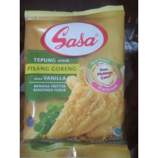 

tepung pisang goreng sasa