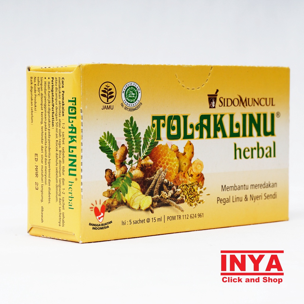 TOLAK LINU HERBAL SIDO MUNCUL 5x15ml BOX - Jamu