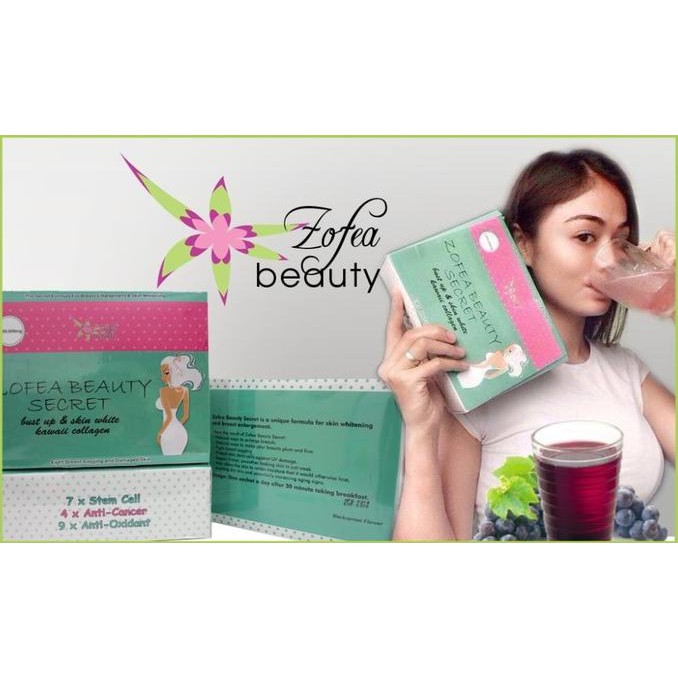 New Zofea Beauty Original- Anti Oksidan Kanker Perawat Kulit Dan Payudarai Cuci Gudang