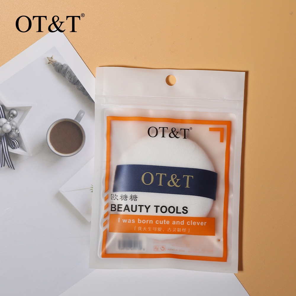 SPONS OTT BEDAK TABUR BULAT PUFF LA136W1 SPONGE LOOSE POWDER LEMBUT BEAUTY TOOL SPON MURAH ORIGINAL