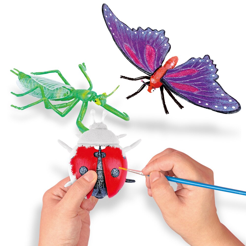 Mainan Melukis 3D Binatang DIY Sains Insect Painted Set Science