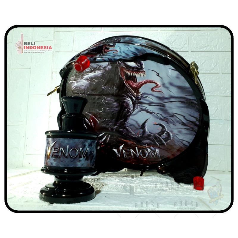 TEBOK LOVEBIRD PVC MOTIF VENOM | stiker decal pernis gloss | love bird | COD √