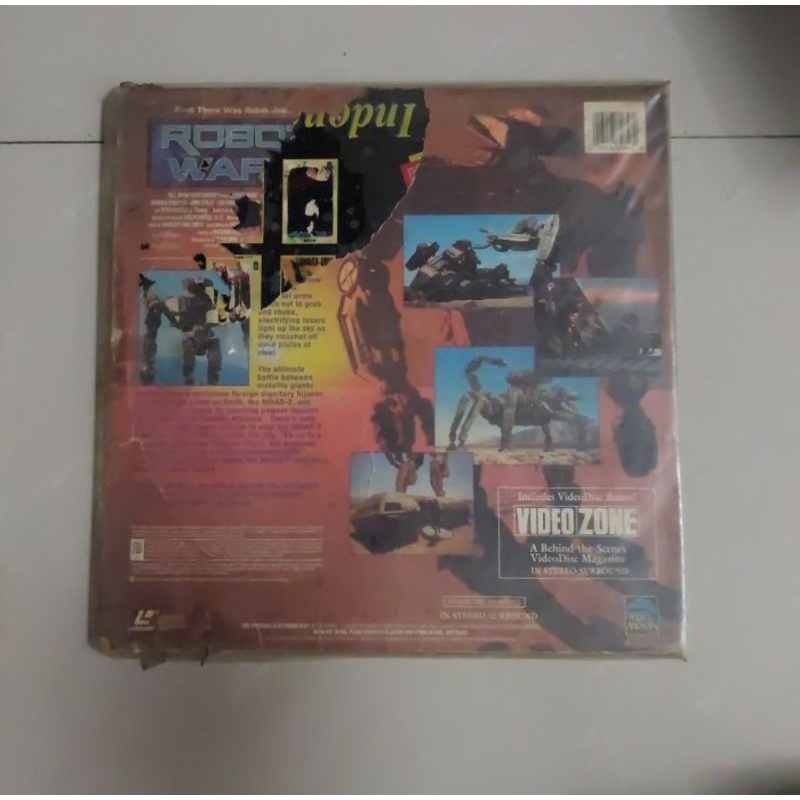 Kaset Laser disc Robot Wars