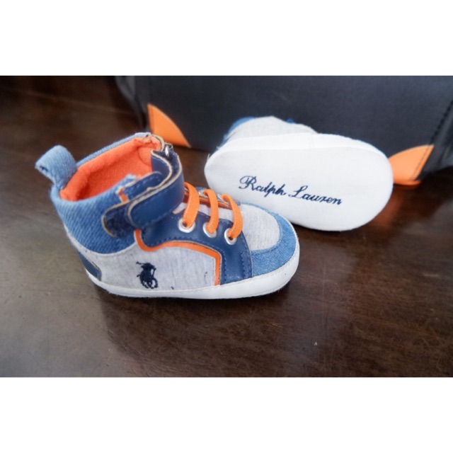 Preloved sepatu bayi 0-6bln merk ralph lauren