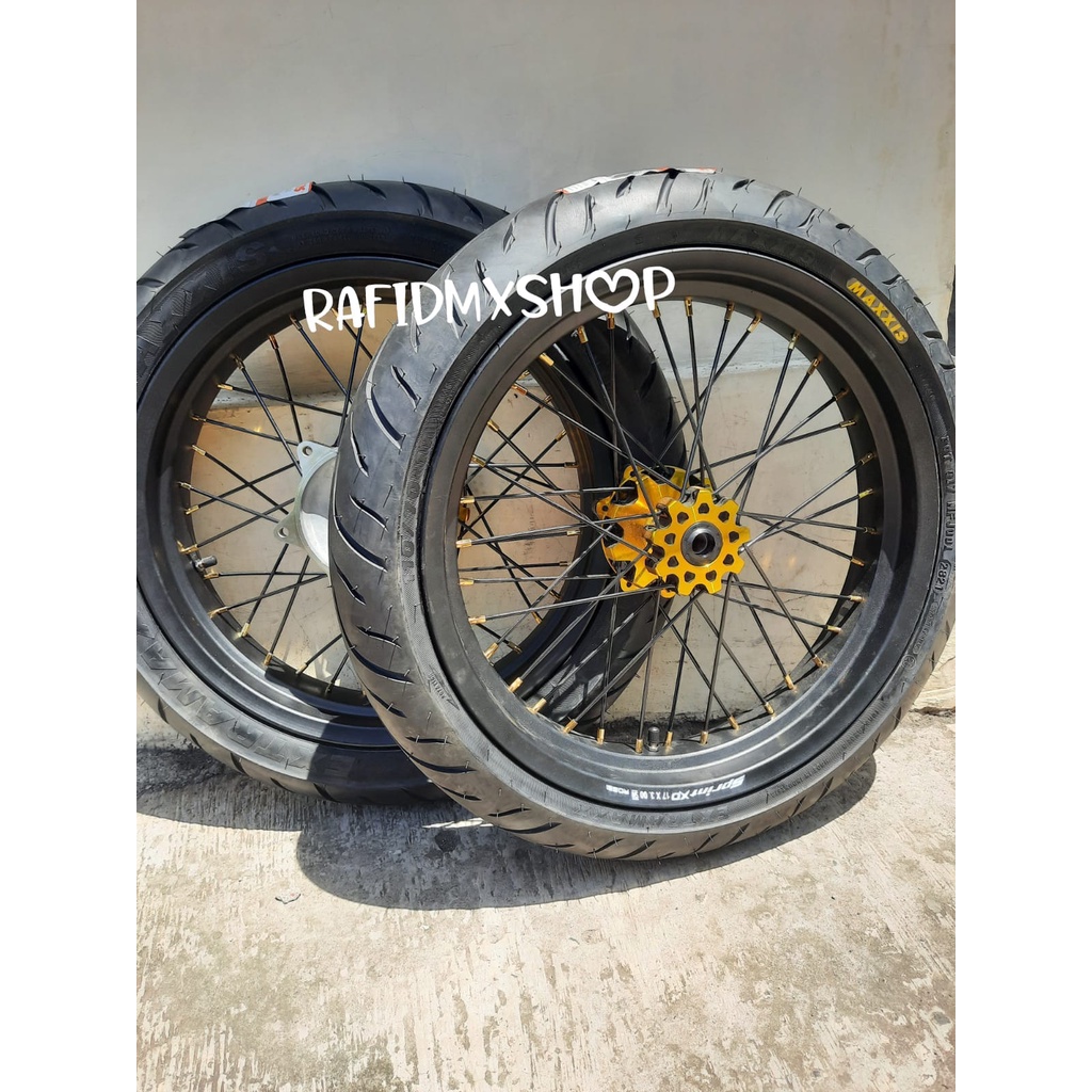 Ban Set Supermoto CRF 150L Ban Maxxis Extramax