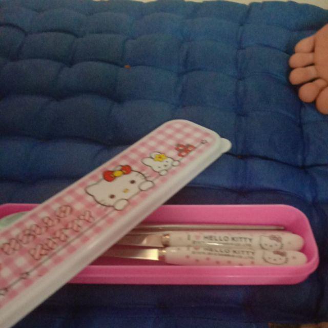 [ Hello Kitty ] Sendok Set Hello Kitty M-055 [ G.k ]