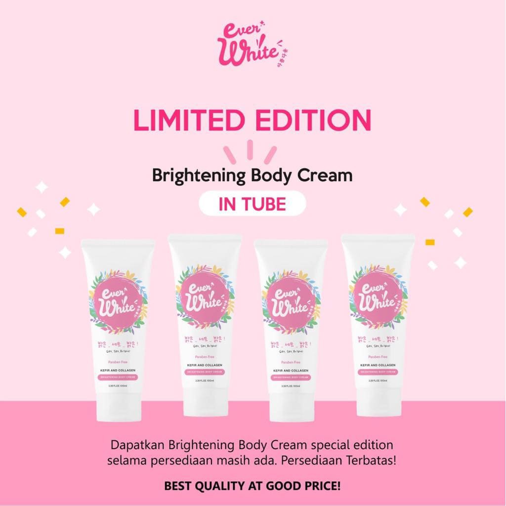 EVERWHITE BRIGHTENING BODY CREAM - EVERWHITE PINK