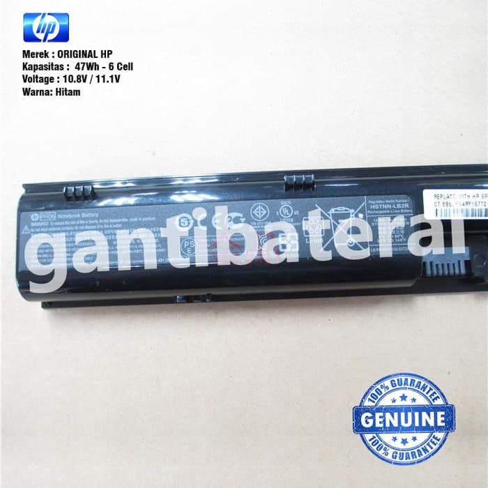 Original Baterai HP 4330 4330S 4341S 4430S 4431S 4435S 4436S 4441S