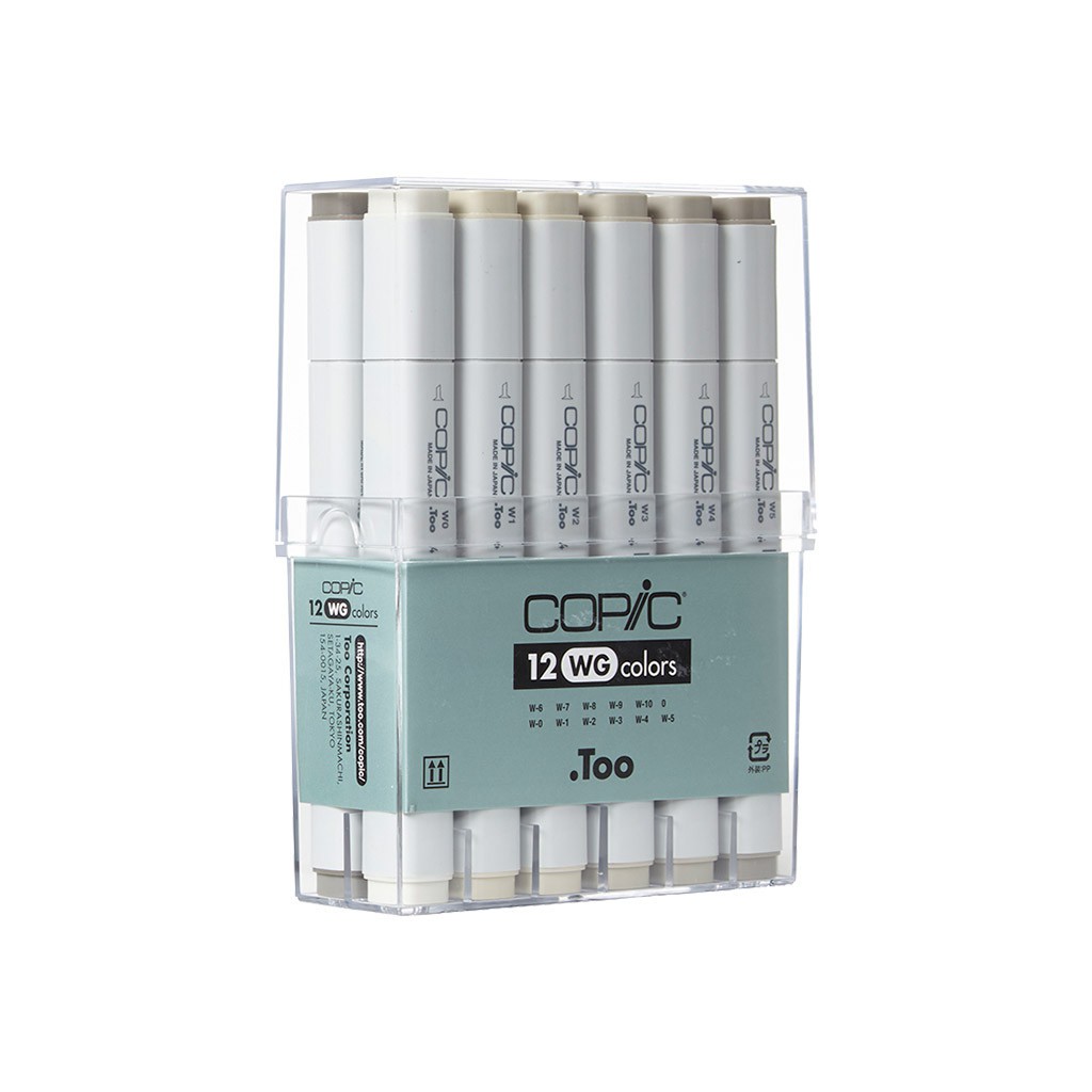 

COPIC Marker Warm Gray 12 Color - Ref.CMK/12WG