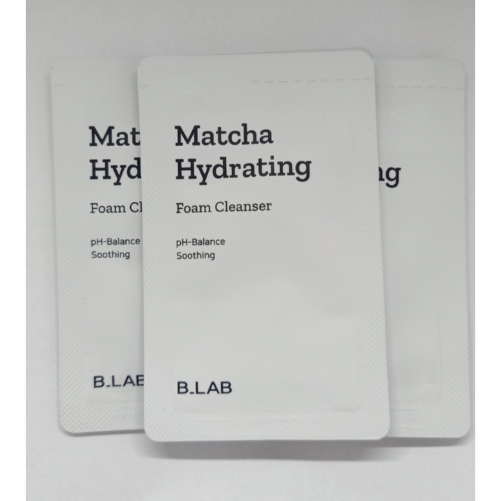 B.Lab Matcha Hydrating Foam Cleanser  1.5 ml Sachet