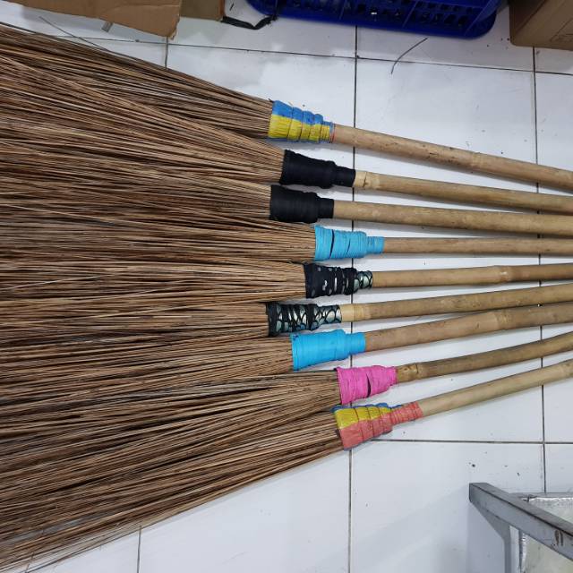 Sapu Lidi Gagang Sapu Taman Gagang bambu