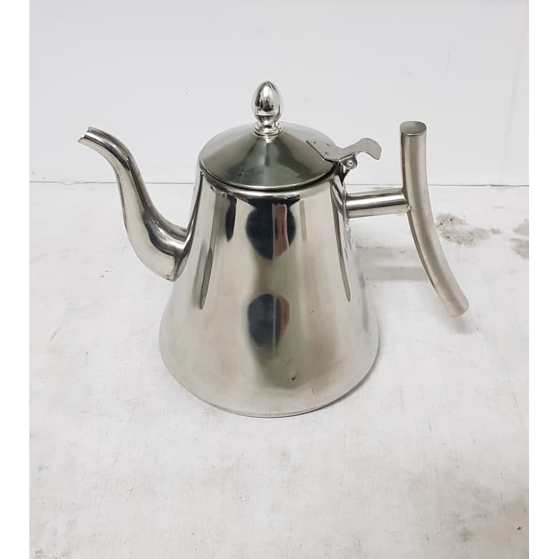 Castel Tea Pot Kettle / Teko Teh Stainless 2 L (dengan saringan)