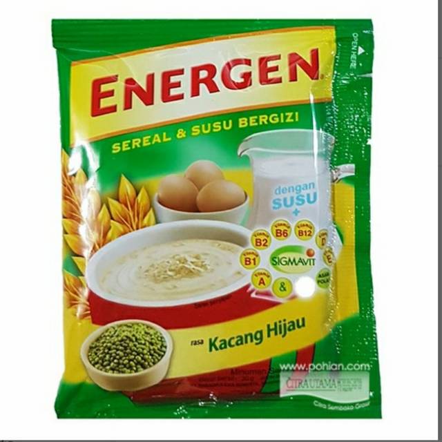 

Energen sereal kacang hijau renceng