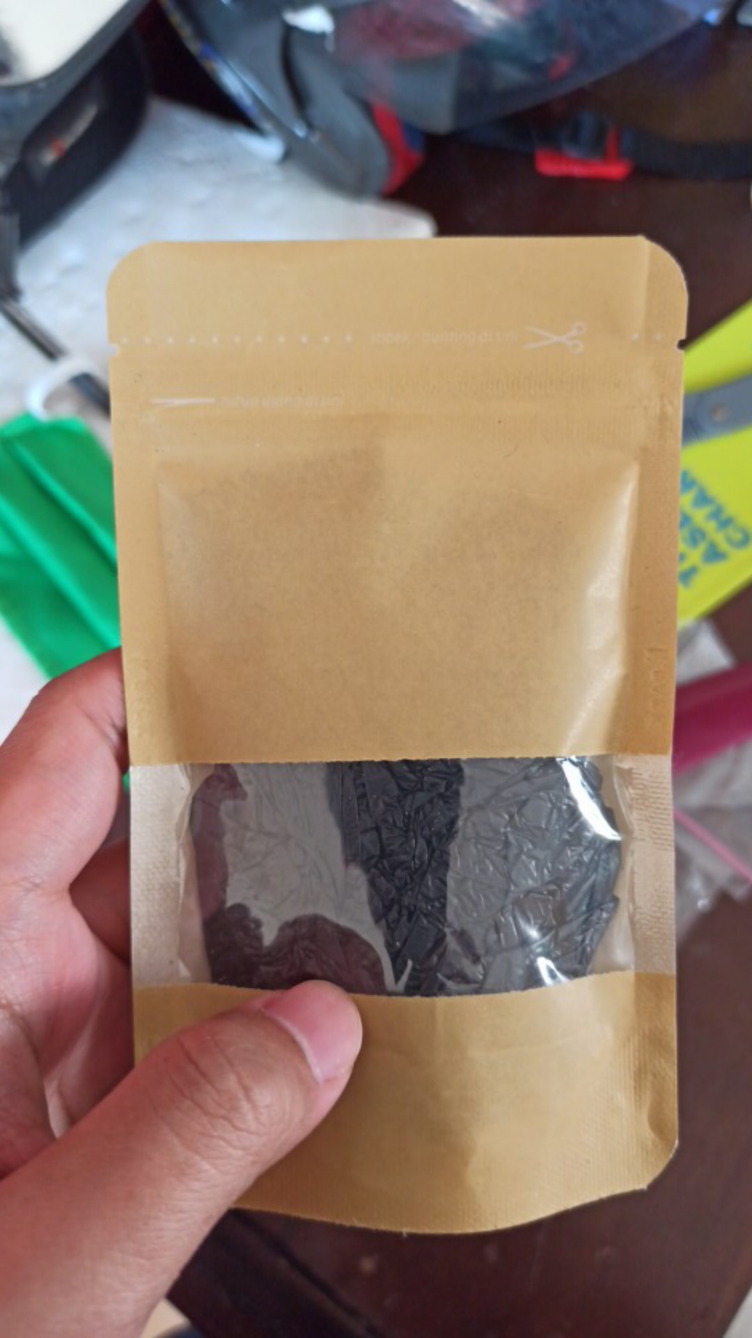 Kpack 9x15cm Kemasan Standing Pouch Window Ecopack Litho Paper 150+zipper