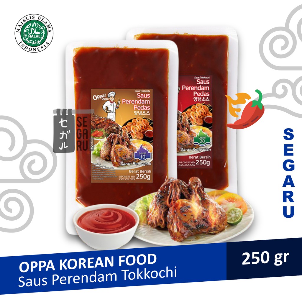 OPPA Saus Buldak Tokkochi | Saus Perendam Pedas Korea Halal 250 gram