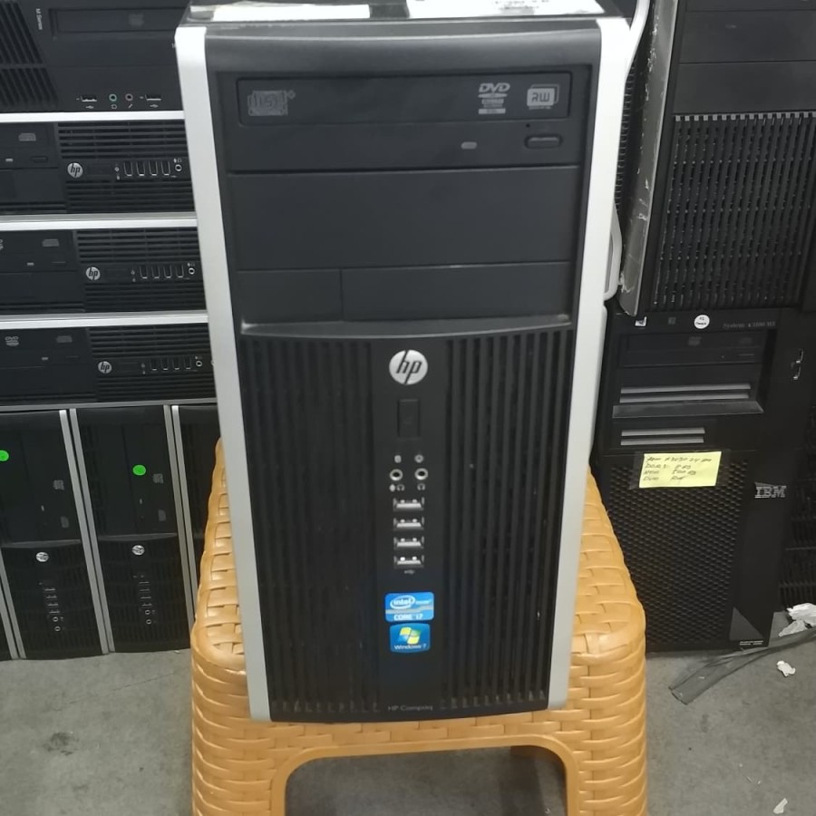 PC CPU KOMPUTER SERVER UNBK  HP Tower Core i7-2600 3.40ghz/16Gb/1TB/dvd r/wins 7 pro SIAP PAKEI